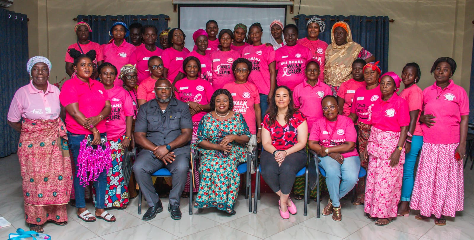 BCI survivors at a community gathering in Ghana